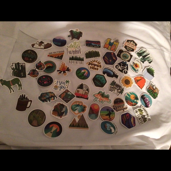 Nature camping stickers VSCO laptop hydro flask - Picture 2 of 16